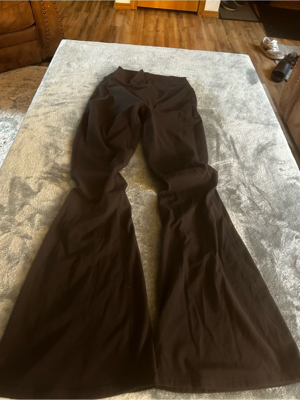 BuffBunny Brown Flared Leggings